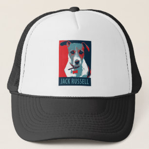 Jack Russel Terrier Political Hope Parody Trucker Pet