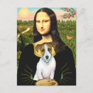 Jack Russell 10 - Mona Lisa Briefkaart