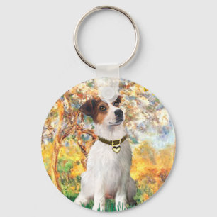 Jack Russell 3 - Lente Sleutelhanger