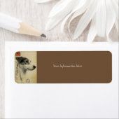 Jack Russell  Briefkaart Etiket (Insitu)