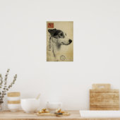 Jack Russell  Briefkaart Poster (Keuken)