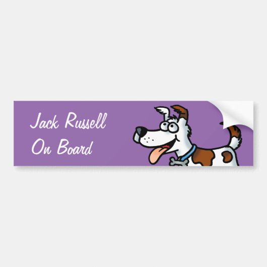 Jack Russell Bumpersticker (Voorkant)