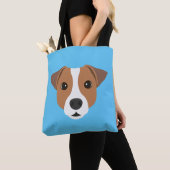 Jack Russell Canvas tas (Dichtbij)