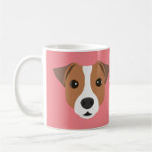 Jack Russell Chien Café Mug (Gauche)