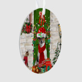 Jack Russell Chien Noël (devant)