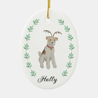 Jack Russell Christmas Ornament