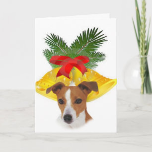 Jack Russell Christmas Times Feestdagen Kaart
