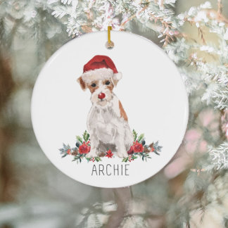 Jack Russell Custom Christmas Ornament