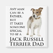 Jack Russell Dad Magnet Magneet (Voorkant)