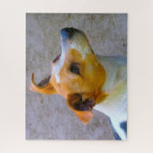 Jack Russell Dog. Legpuzzel (Verticaal)
