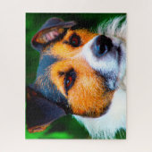 Jack Russell Dog. Legpuzzel (Verticaal)