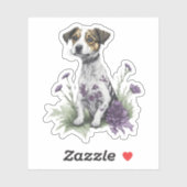 Jack Russell Dog Sticker (Vel)