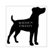 Jack Russell Dog Terrier Puppy Rubberstempel (Afrduk)