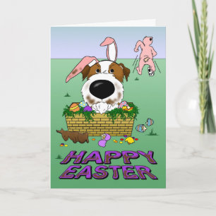 Jack Russell Happy Easter Kaart