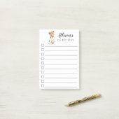 Jack Russell heeft een persoonlijke aanbieding gem Post-it® Notes (Op bureau)