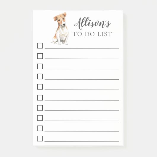 Jack Russell heeft een persoonlijke aanbieding gem Post-it® Notes (Voorkant)