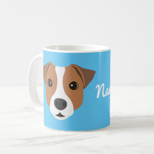 Jack Russell-hond koffiemok