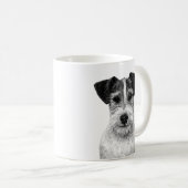 Jack Russell Ik hou van mijn Jack Russel Koffiemok (Voorkant rechts)