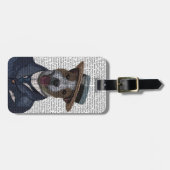 Jack Russell in Boater 2 Bagagelabel (Voorkant horizontaal)