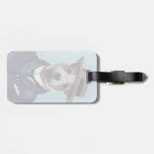 Jack Russell in Boater Bagagelabel (Achterkant horizontaal)