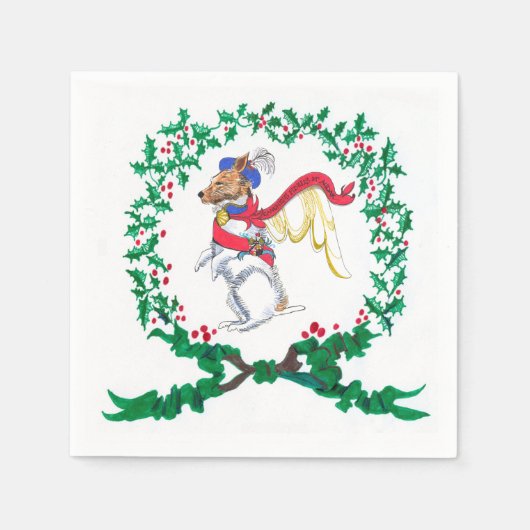 Jack Russell Kerstservetten van Gulliver Servetten (Voorkant)