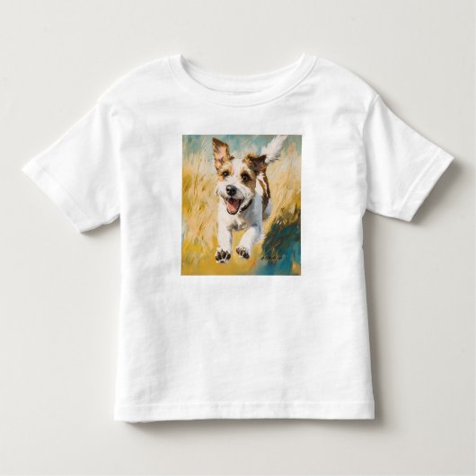 Jack Russell Kinder Shirts (Voorkant)
