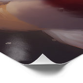 Jack Russell Met Sinterklaas Feestelijke Kerstmis Perfect Poster (Hoek)