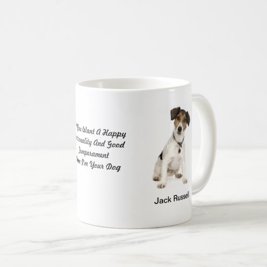 Jack Russell Mok - met twee beelden en een motief (Voorkant rechts)