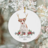 Jack Russell Ornement de Noël personnalisé