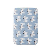 Jack Russell Parson Terrier Dog Pattern Badmat (Voorkant Verticaal)