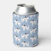 Jack Russell Parson Terrier Dog Pattern Blikjeskoeler (Blikje Voorkant)