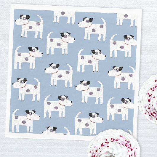 Jack Russell Parson Terrier Dog Pattern Servet
