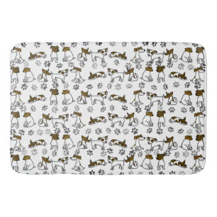 Jack Russell Pootafdruk Badmat