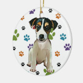 Jack Russell Puppy Ornament (Links)