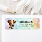 Jack Russell Terrier Adresse de retour Étiquettes (En situation)