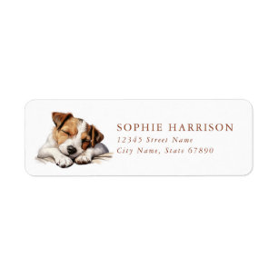Jack Russell Terrier Adresse de retour Étiquettes