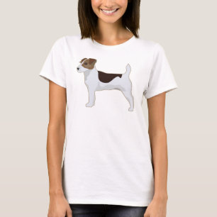 Jack Russell Terrier Basic Breed Illustratie T-shirt
