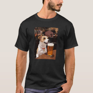 Jack Russell Terrier Beer Funny Dog Drink T-shirt