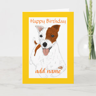 Jack Russell Terrier  Birthday-kaart Kaart