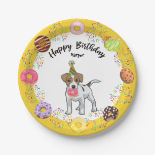 Jack Russell Terrier Birthday Party Paper Bord