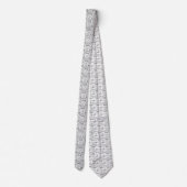 JACK RUSSELL Terrier Black Toile Stropdas (Achterkant)