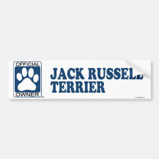 Jack Russell Terrier Blue Bumpersticker