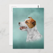 Jack Russell Terrier Briefkaart (Voorkant / Achterkant)