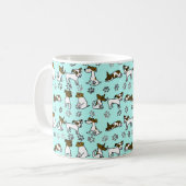 Jack Russell Terrier Cartoon Mug (Devant gauche)