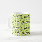 Jack Russell Terrier Cartoon Mug (Devant gauche)