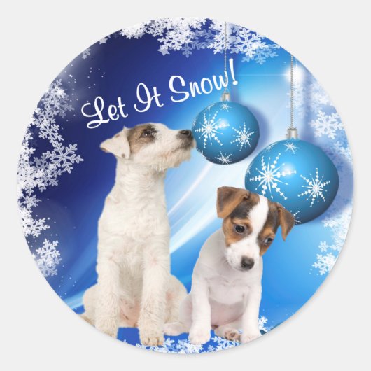 Jack Russell Terrier Chiot Laisser Il Stickers Nei (Devant)