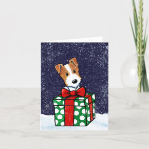 Jack Russell Terrier Christmas Kaart