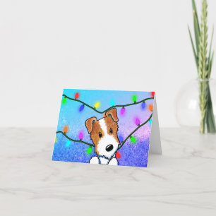 Jack Russell Terrier Christmas Kaart