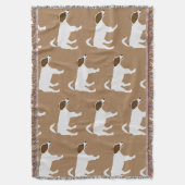 Jack Russell Terrier Deken (Voorkant Verticaal)