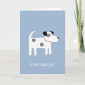Jack Russell Terrier Dog - aangepaste tekstkaart Aankondiging (Voorkant)
